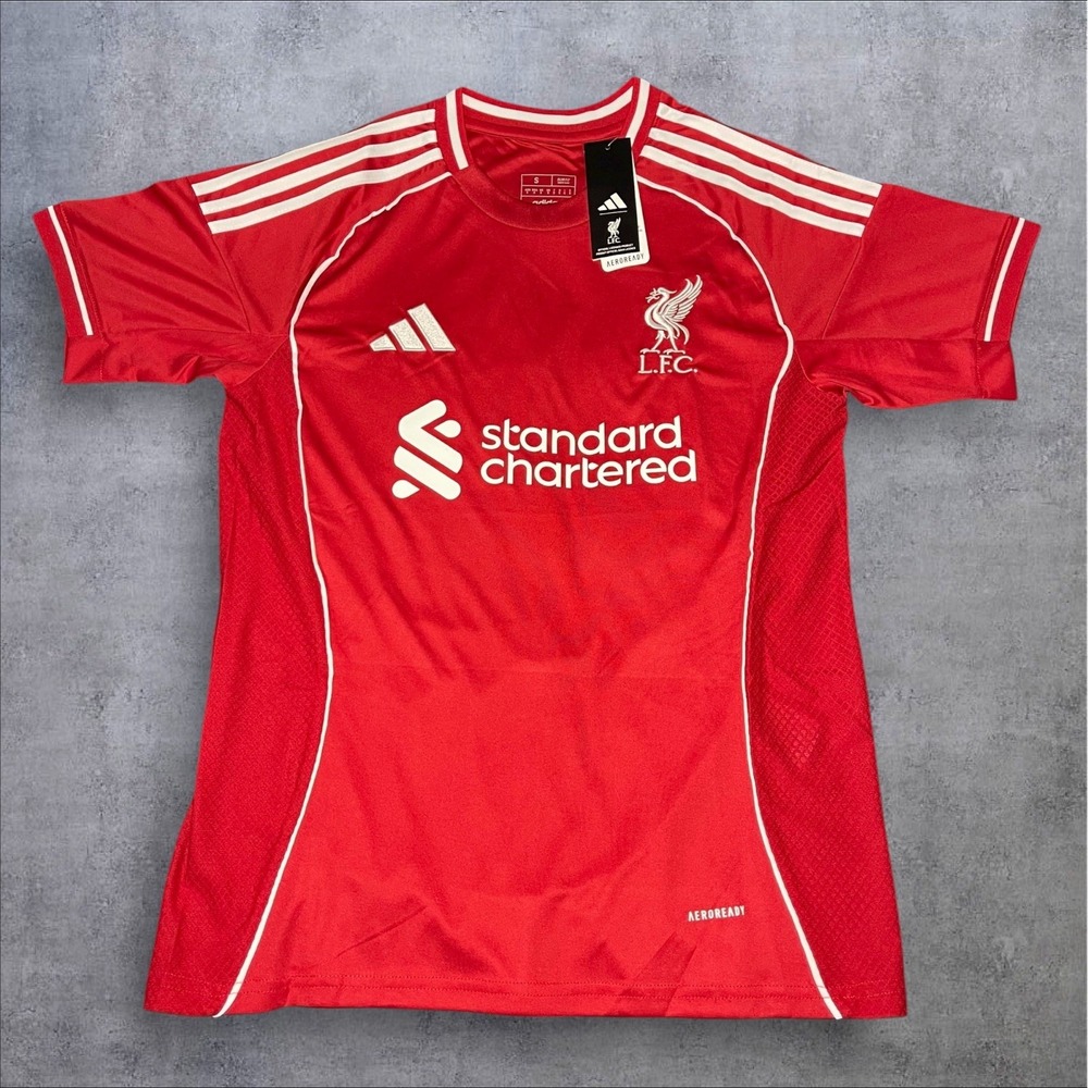 L.F.C Premier League 25/26 Home Jersey - Fan Version - Size Small - Adidas YNWA - Picture 1 of 4